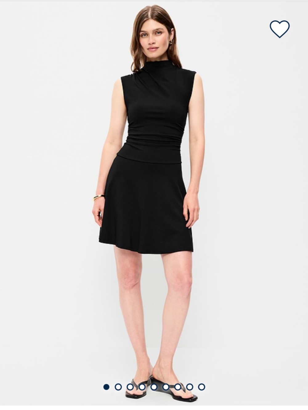 Old Navy Mock Neck Black Dress